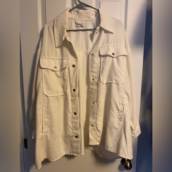 Dex Corduroy Jacket Cream Size 2X - Picture 1 of 3